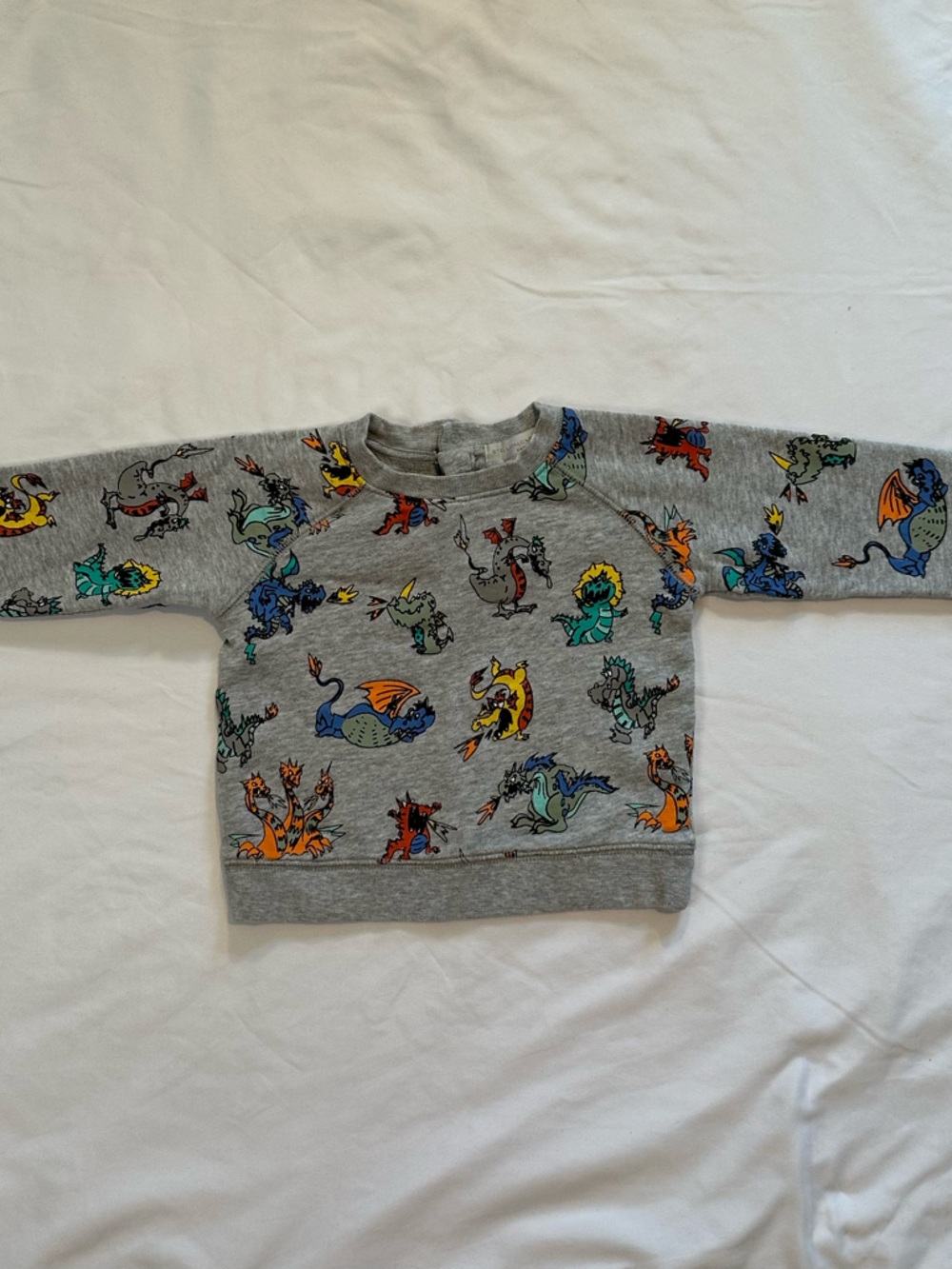 Stella Mccartney Kids Crew Neck Dragon Sweatshirt 24Months